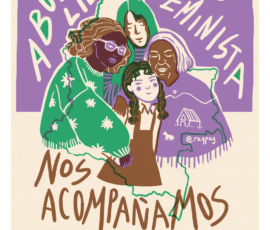 Artista convidade: Raquel Páez Guzmán - Nos acompañamos, Bogotá, Colômbia, 2022. Arte digital | Serigrafia.